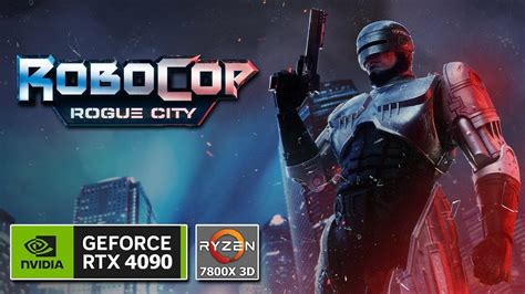 RTX 4090 Robocop Rogue City Epic 4K DLSS Quality 7800x3d