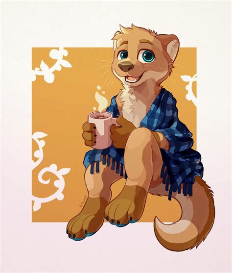 Cozy Otter Art By Me Rfurry