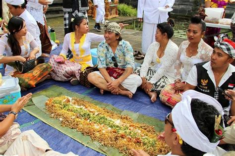 Megibung Is A Unique Tradition Of Eating Together Coming From The East