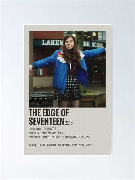 "the edge of seventeen" Poster for Sale by hala- | Redbubble