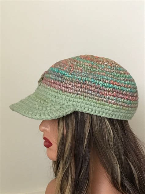 Chunky Crochet Baseball Cap Crochet Baseball Hat Crochet Baseball