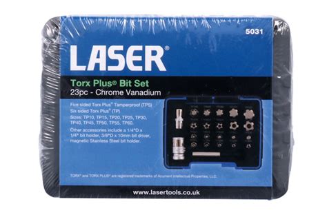 Laser Tools 5031 Torx Plus Bit Set 23pc