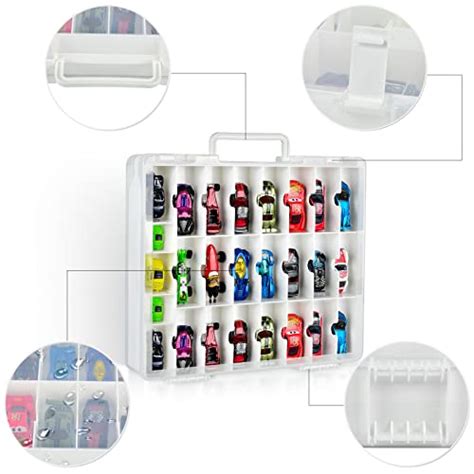 FULLCASE Toys Organizer Storage Compatible With Hot Wheels Car Container For Matchbox Cars