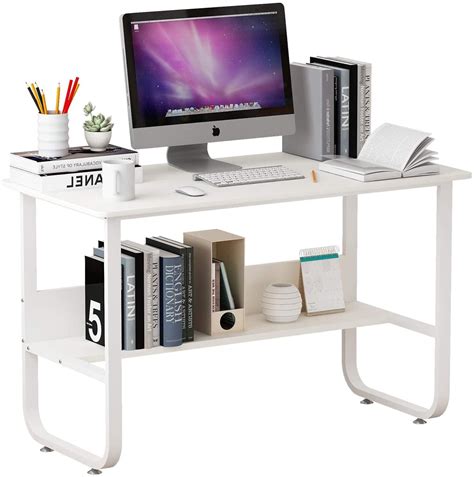 Mecor Computer Desk Modern Economic Writing Table For Home U Shape