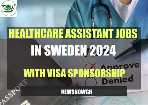 Healthcare Assistant Jobs in Sweden 2024 with Visa Sponsorship