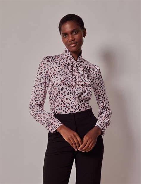 Womens Pussy Bow Blouses In Womenswear By Hawes And Curtis