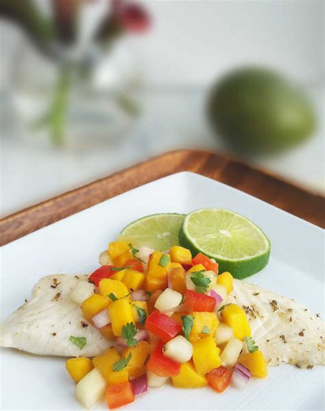 Mango Salsa Tilapia 3 Yummy Tummies