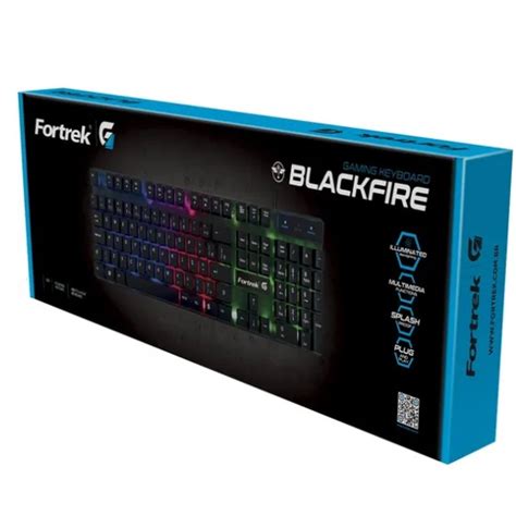 Teclado Gamer Blackfire Preto Fortrek Shopee Brasil