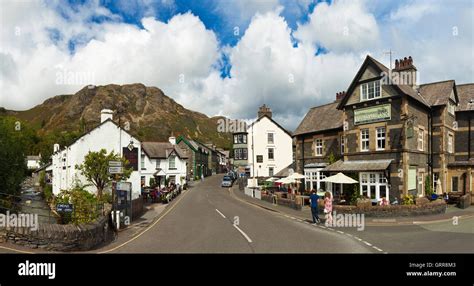 Coniston village Lake District, Cumbria Stock Photo: 117911027 - Alamy