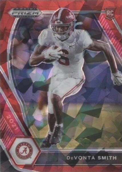 Panini Prizm Draft Picks Red Ice Prizm Devonta Smith Rc