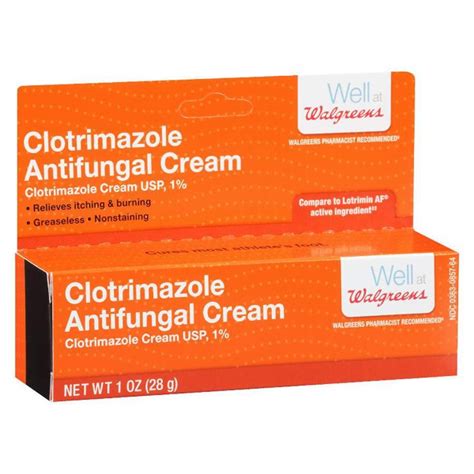 Walgreens Clotrimazole 1% Athlete'S Foot Cream - 1Source