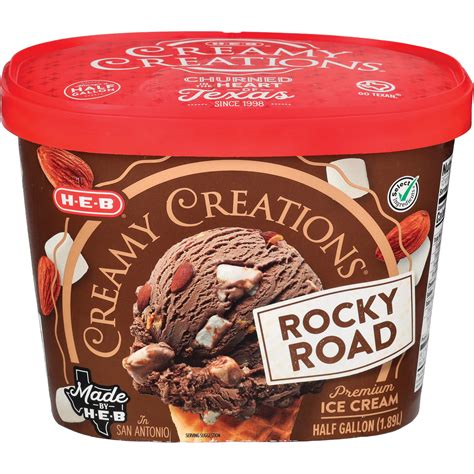 Rocky Road Ice Cream Container