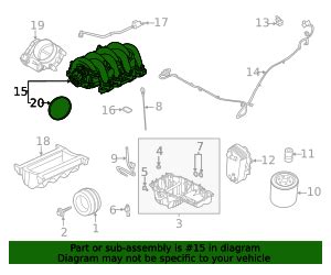 Genuine OEM Ford Part Intake Manifold LC3Z 9424 A Genuine OEM Ford