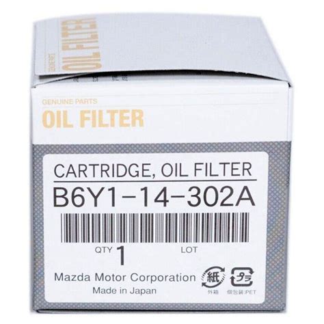 Mazda B6Y1-14-302A Genuine Oil Filter (Spin-On) - Loyal Parts