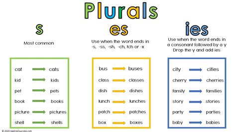 How To Teach Kids Plurals When To Add S Es Or Ies Easy Rules And Fun