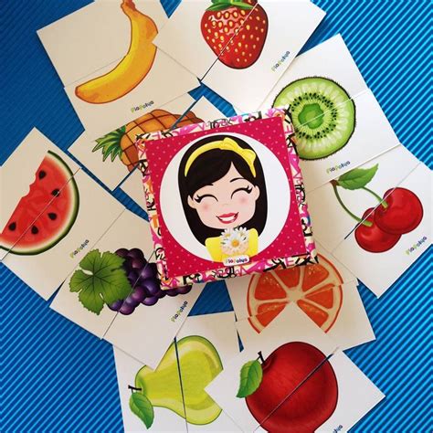 The Cards Have Pictures Of Fruits And Vegetables On Them