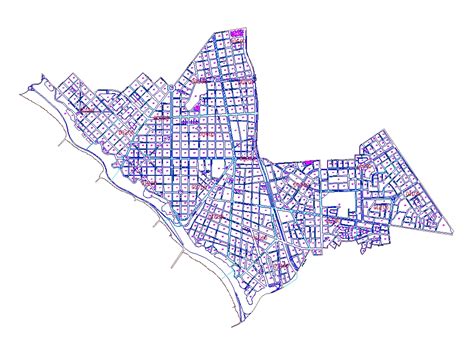 Plano Del Distrito De Miraflores En Autocad Cad 69712 Kb Bibliocad