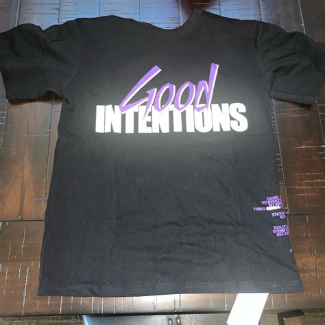 Vlone Good Intentions shirt Size small DM ME BEFORE... - Depop