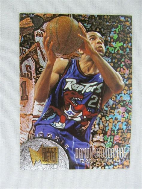 Damon Stoudamire Toronto Raptors Fleer Metal Basketball Card