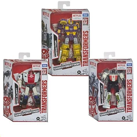 Hasbro Transformers Netflix Generations War For Cybertron Trilogy