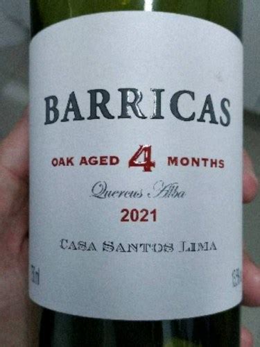 Casa Santos Lima Barricas Oak Aged 4 Months Quercus Alba Vivino Italia