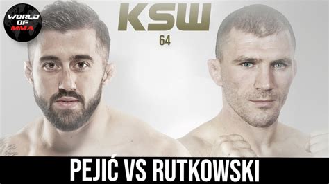 Daniel Rutkowski Vs Filip Peji Na Ksw W Odzi Youtube