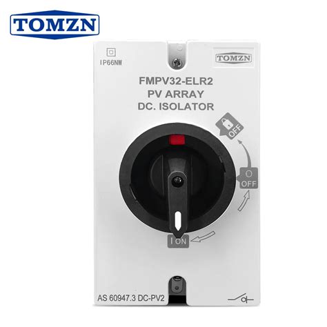 Tomzn 4p Pv Dc 1200v 32a Ip66 Waterproof Solar Rotating Handle Isolator Rotary Switch