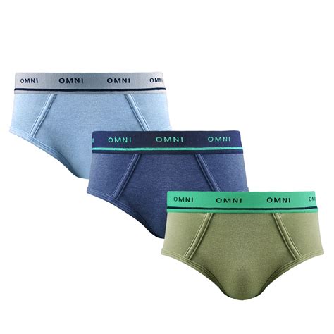 OMNI By SO EN Men S 3in1 MONTANA Cotton Bikini Piping Brief Shopee Philippines