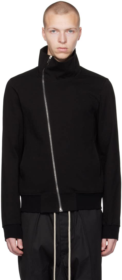 Rick Owens Black Bauhaus Sweatshirt Rick Owens