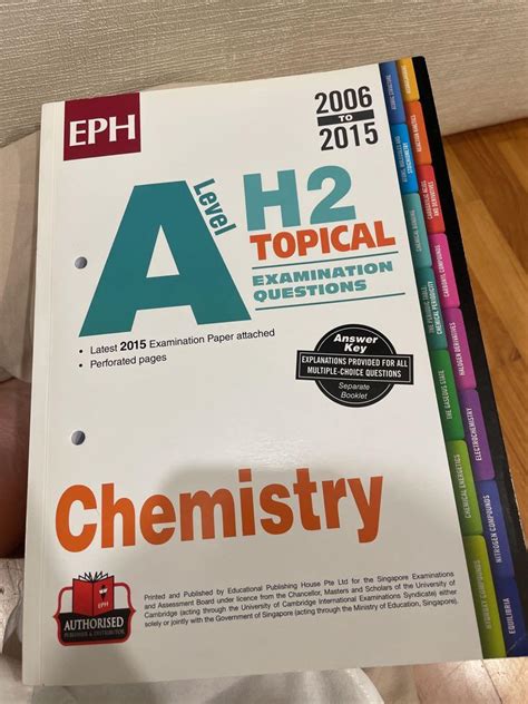 A Levels H2 Chemistry Topical Ezamination Questions Hobbies Toys