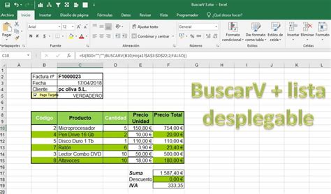 C Mo Utilizar La Funci N Buscarv De Excel