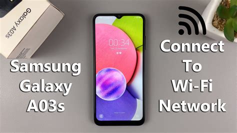 How To Connect Wi Fi On Samsung Galaxy A03s Youtube