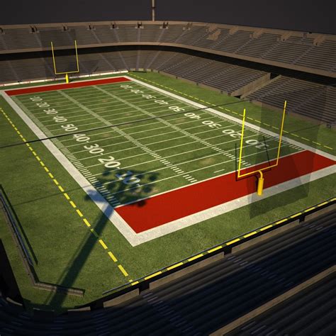 Football Stadium 3d Model