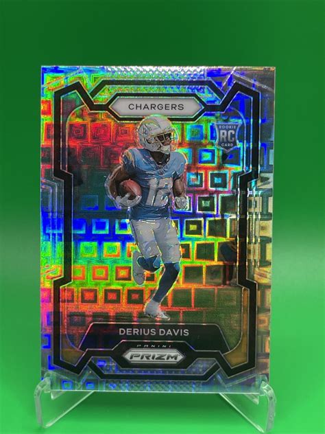 Panini Prizm Pandora Football Derius Davis Rc Card