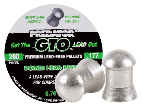 Predator International GTO Domed 177 4 5mm Airgun Pellet Database