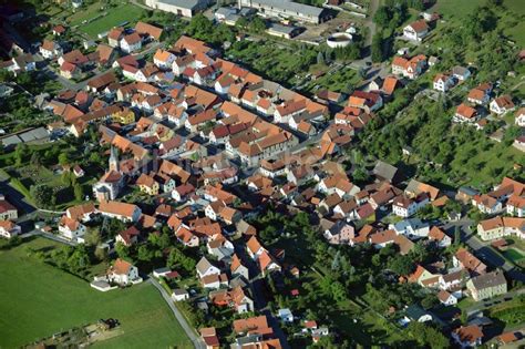 Klings Aus Der Vogelperspektive Ortsansicht Von Klings Im Bundesland