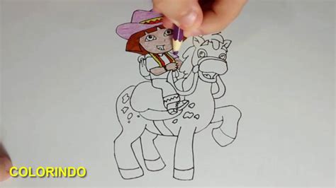 Dora Aventureira Desenho Completo Dora Aventureira Andando De Cavalo