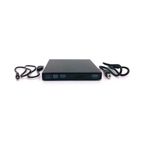 Gravador Dvd Dex Externo Slim Usb Dg Preto Gibson Solu Es Em