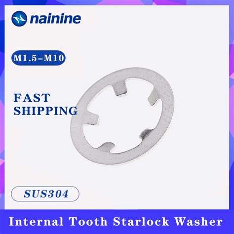 Starlock Washer M M Stainless Steel Internal Tooth Locking