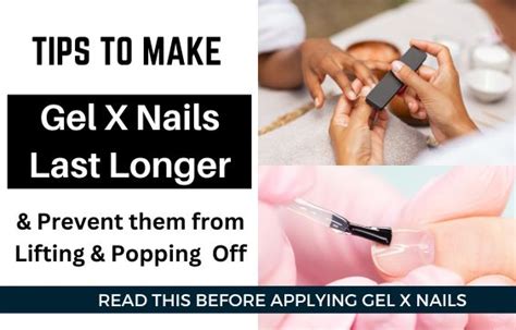 Tips To Make Gel X Nails Last Longer Prevent Lifting Easy Nail Tech