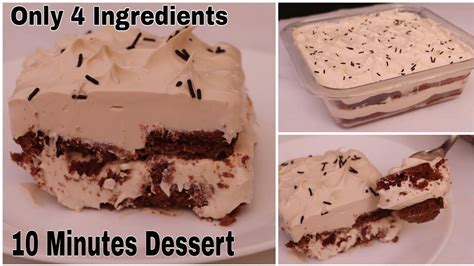 10 Minutes Dessert Recipe Quick And Easy Dessert Coffee Dessert