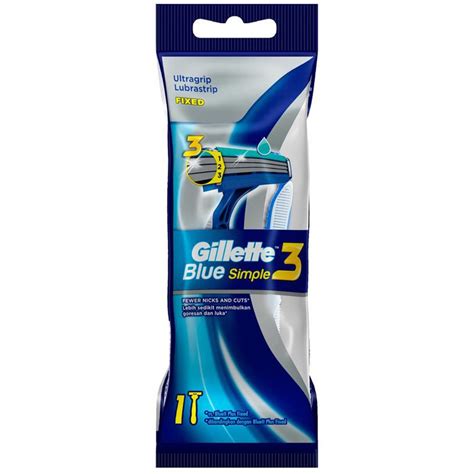 Jual Gillette Blue Simple 3 Isi 1pcs | Shopee Indonesia