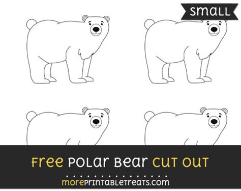 Polar Bear Cut Out – Small