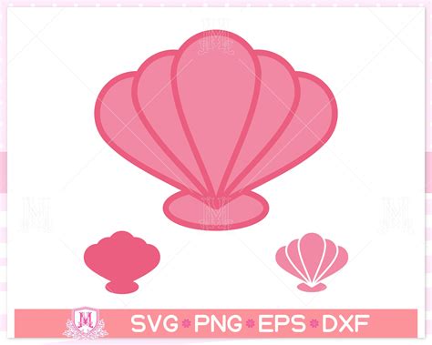 Shell Svg File Seashell Svg Clamshell Svg Shellfish Etsy