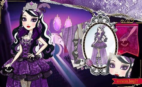 Character Sketch Character Design Ever After High Rebels Raven Queen