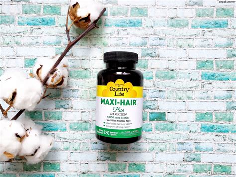 Витамины Country Life Maxi Hair Plus, 120 Veggie Caps - «Совсем не Maxi ...
