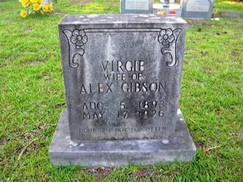 Virgie Hutton Gibson 1893 1926 Memorial Find A Grave