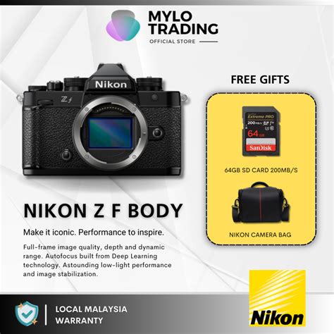 Nikon Zf Mirrorless Camera Body Mm Mm F Lens Shopee Malaysia