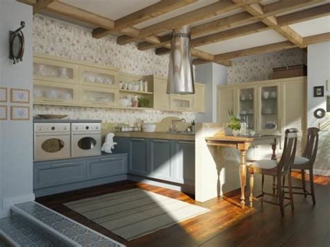 круглая островная вытяжка | Minimalist kitchen design, Rustic kitchen ...