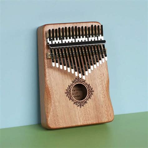 17 Tasten Kalimba Daumenklavier Ergonomisches Tragbares Fingerklavier